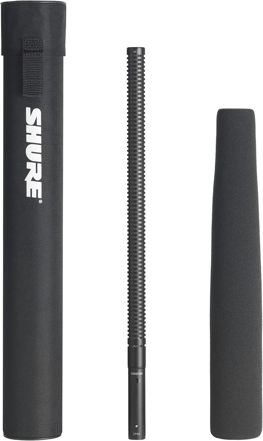 Shure VP89 Microphone - Premium Modular Dynamic Shotgun Mic | Long, Extremely Narrow Pickup Angle (VP89L) for Sporting Events, ENG, Wildlife, Field Recording