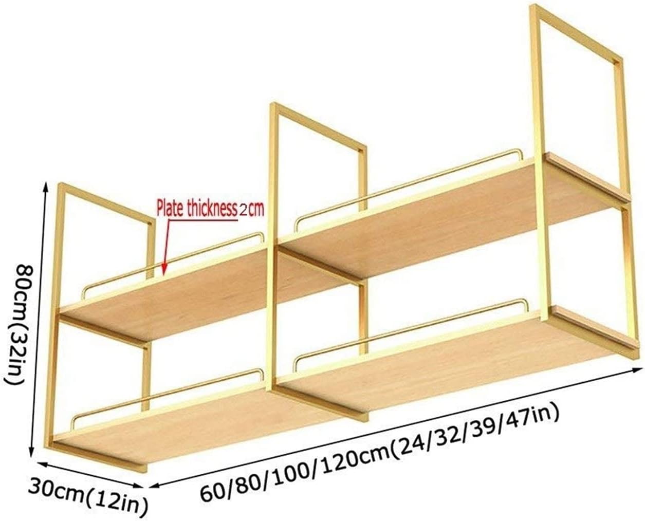 Corner Ledge Wall Shelf,Hanging Floating Shelf Wine Rack - Ceiling Solid Wood Bottle Rack/Bookshelf, Suspended Solid Wood Storage Rack, Wall Mount Ceiling Plant Rack - Decorative Shelving, K