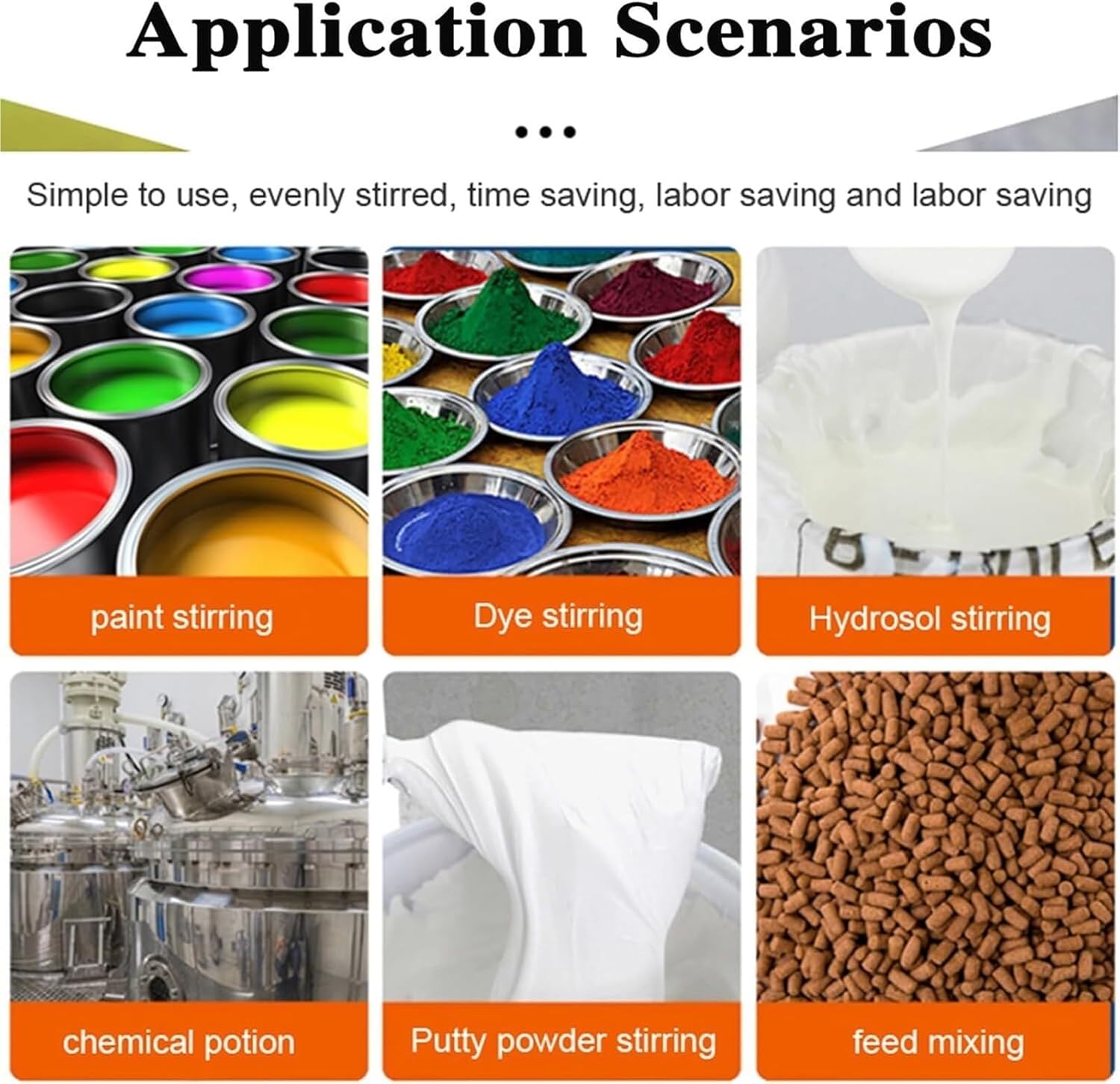 50 Gallon Pneumatic Paint Mixer, 1/2 HP Tank Barrel Air Agitator Stirring Machine, with Support Hanger, Folding Propeller, Paint Mix Tool