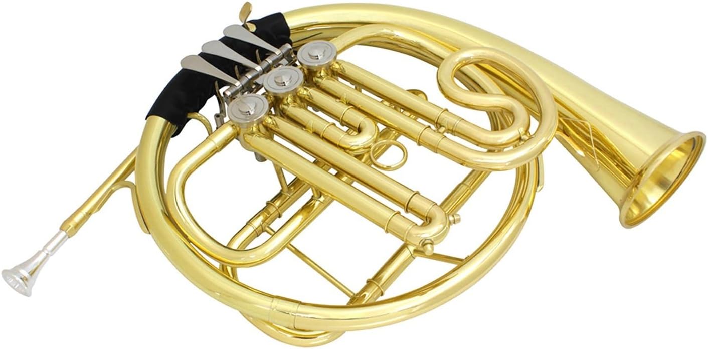 B flat 3 key French horn single row split brass instrument