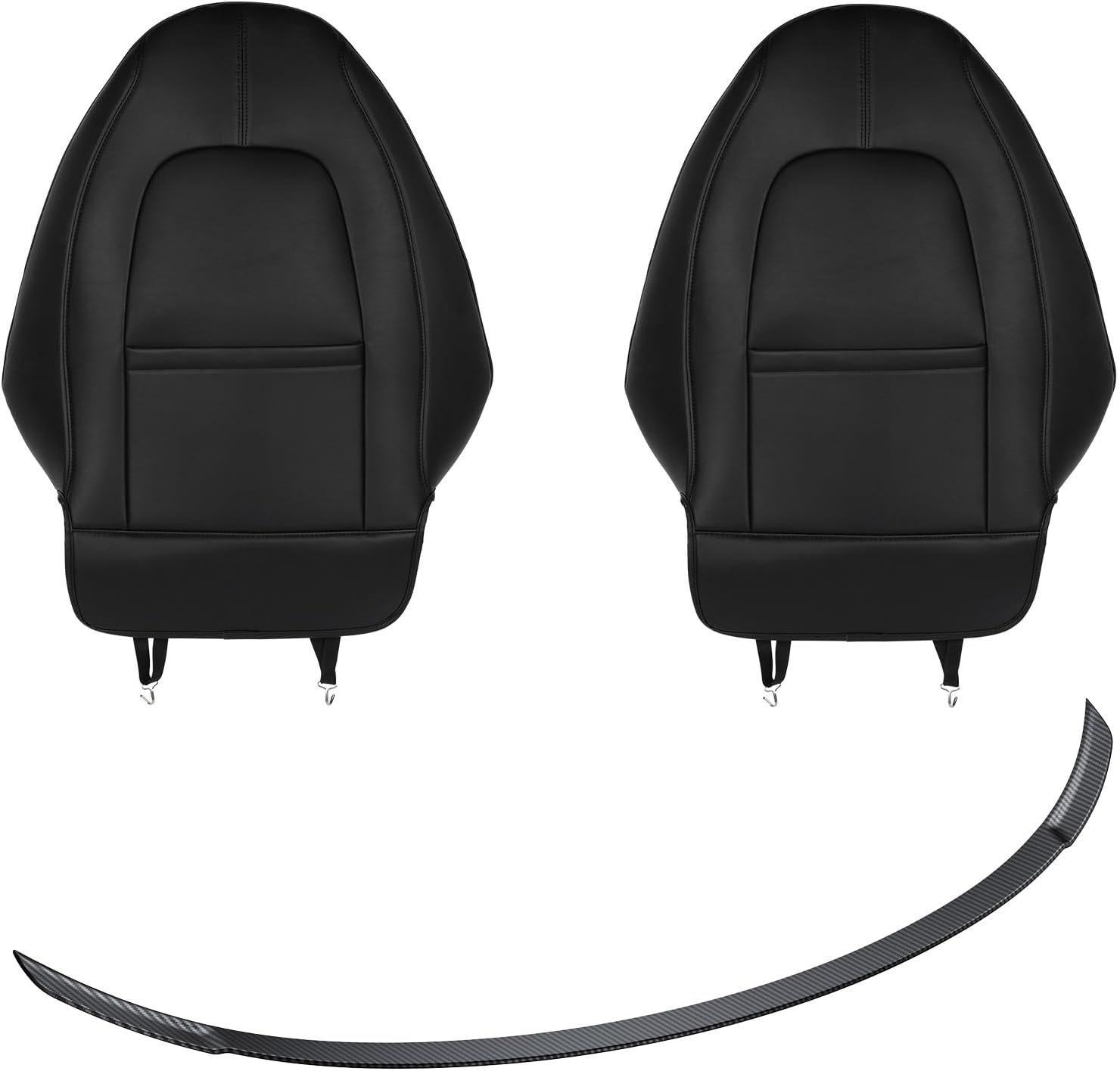 BASENOR Upgrade Tesla Model Y Pro Spoiler and Seat Back Protector for Tesla Model 3/Y/S/X