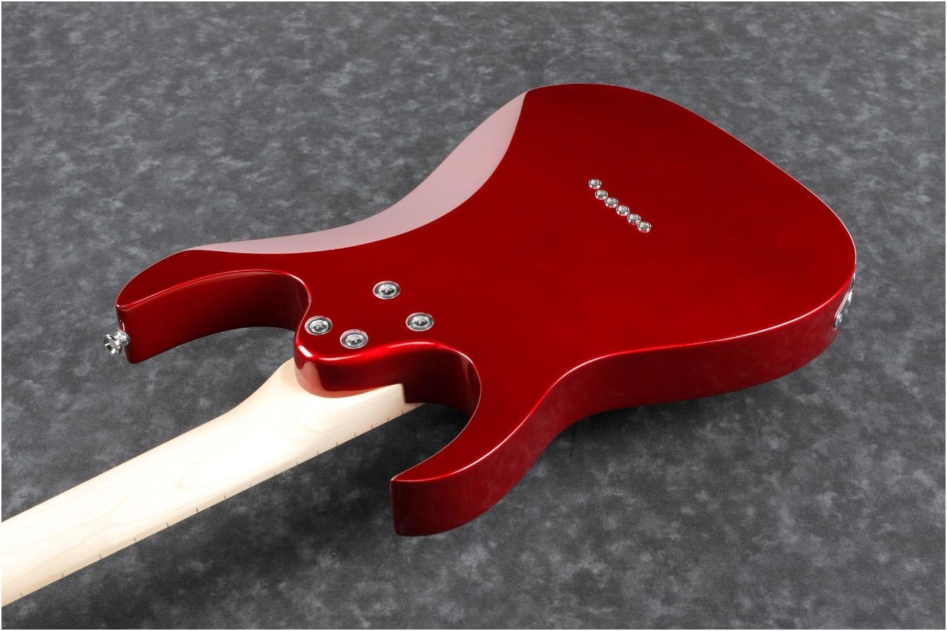 Ibanez GRGM 6 String Solid-Body Electric Guitar, Right, Candy Apple (GRGM21MCA)