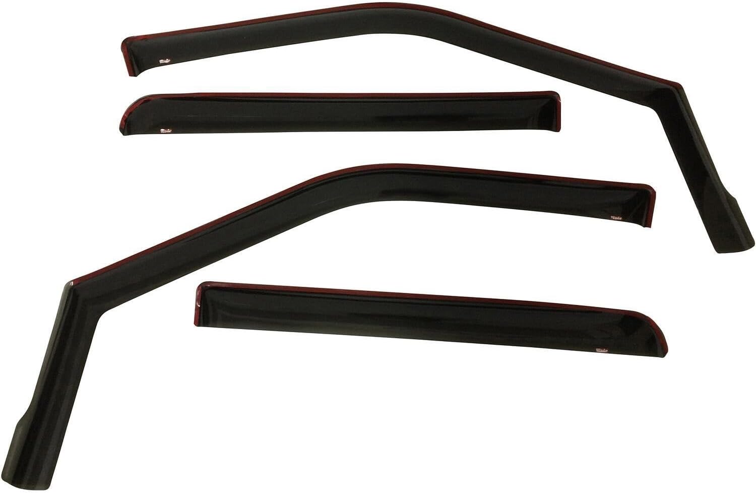 Westin 72-37407 in Channel Wind Deflector 4pc fits 2015-2025 F-150 SuperCrew Cab 2017-2025 F-250 F-350 F-450 F-550 Super Duty Crew Cab