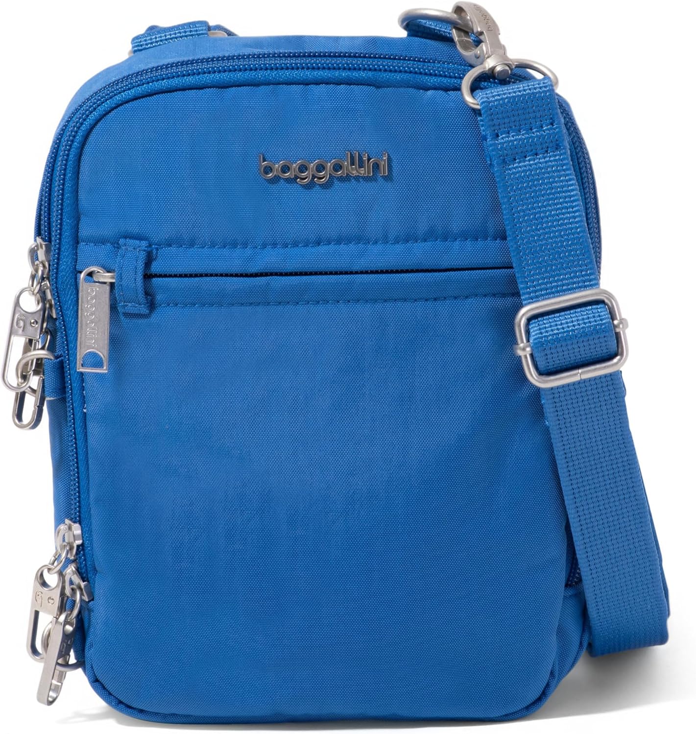 Baggallini Securtex Anti-Theft Mini Everything Crossbody Bag, 6.3