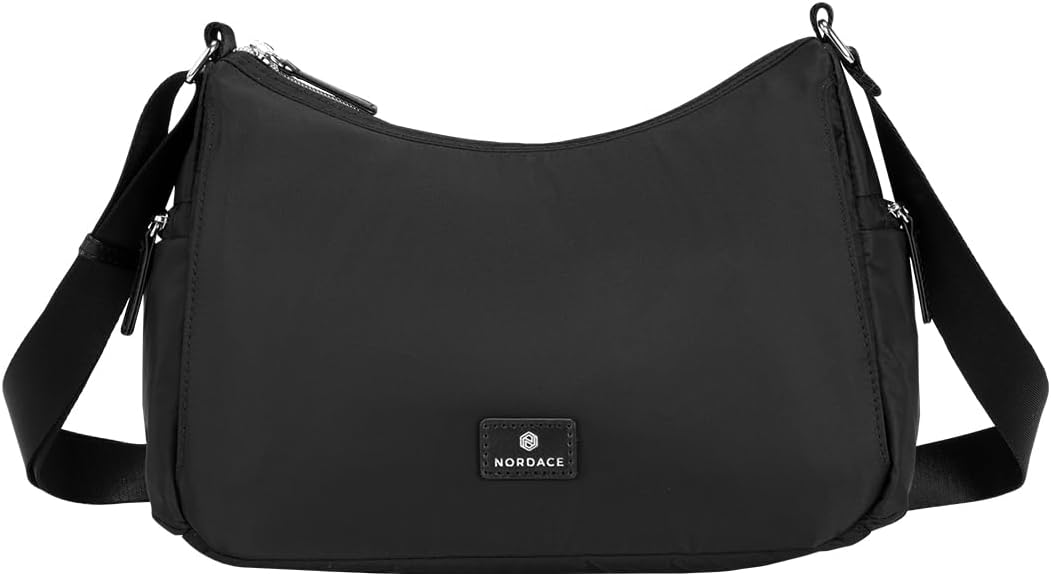 Nordace Siena Hobo Crossbody Bag - Secure RFID Blocking Pocket and Hidden Compartments for Travel Shoulder Bag