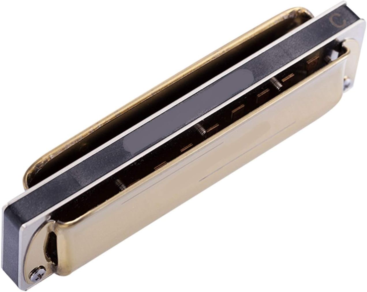 SUOFEILAIMU Diatonic 10 Holes Blues Harp Key of C/D/E/FG/A/Bb Musical Instrument Harp Golden Mouth Organ (Color : Key of B)