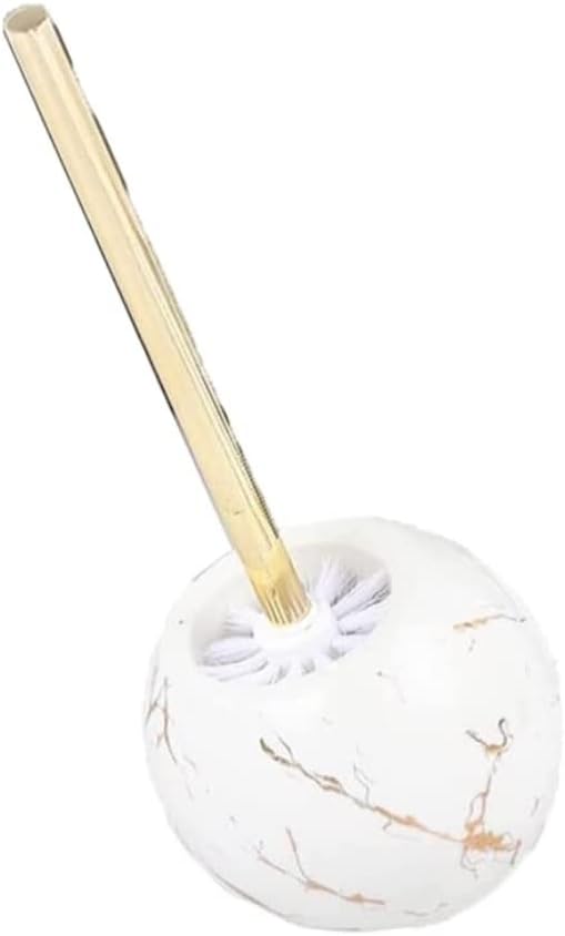 Toilet Brushes Toilet Brush and Holder Ceramic Dome Toilet Brush and Holder Set Floor Standing Decorative Toilet Bowl Brush with Long Handle for Bathroom Toilet Brush Holder Toilet Brush with Holder