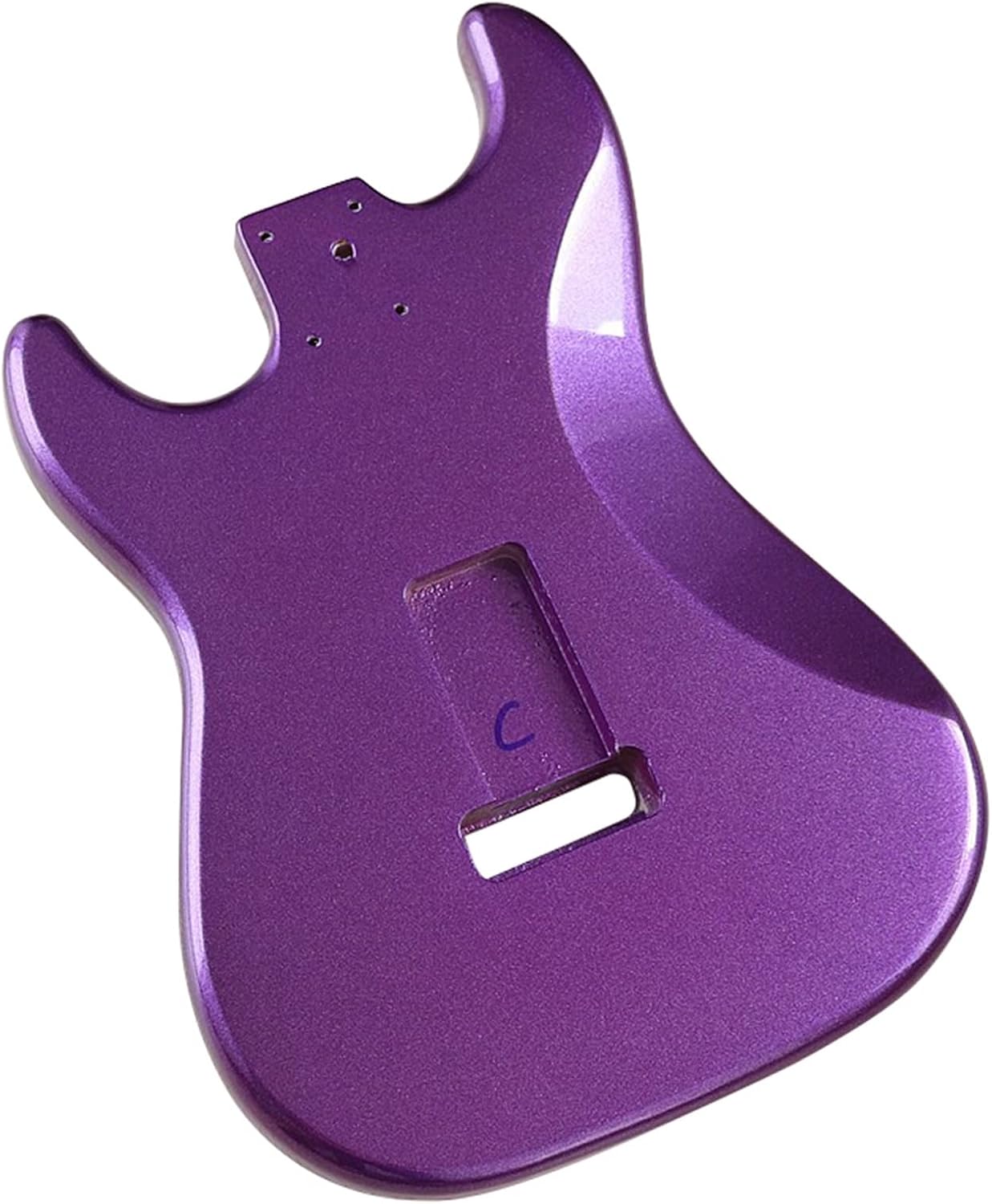 TSTS Purple Color Poplar Wood Electric Guitar Body DIY Guitar Parts for ST Guitar Barrel Body Guitar DIY Accessory
