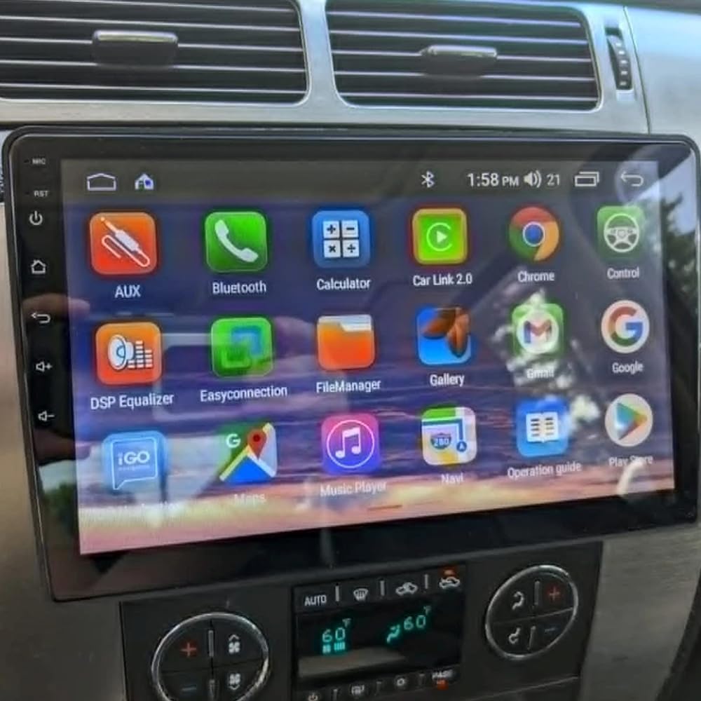 with Carplay Screen for Car 2008 Chevy Impala, 4+64G Radio Upgrade Car Stereo Systems with Wireless Carplay Android Auto 10