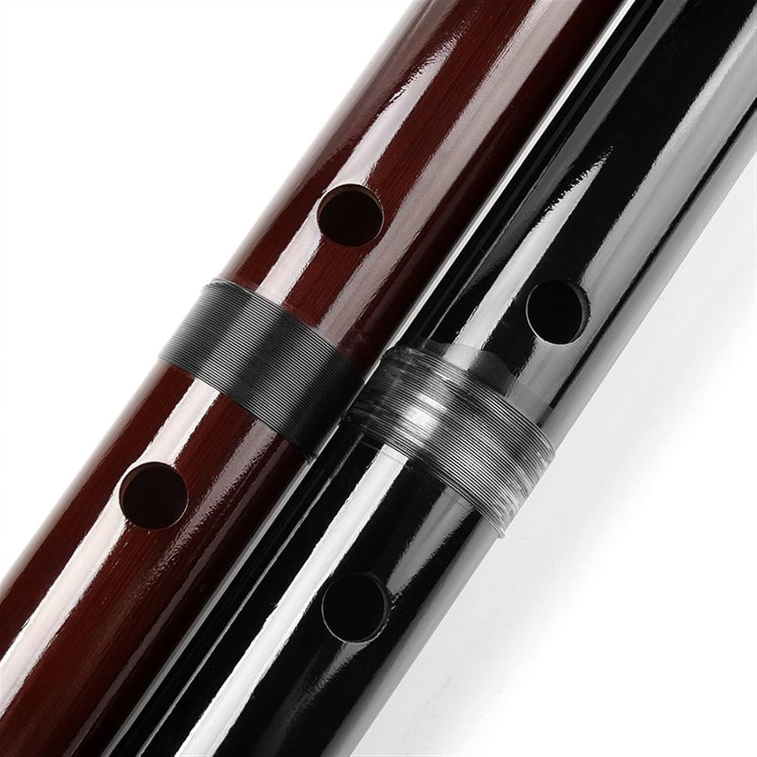 D Key Shakuhachi 5 Holes Musical Instruments Bamboo Vertical Flute Woodwind Instrument with Bag (Color : 1)