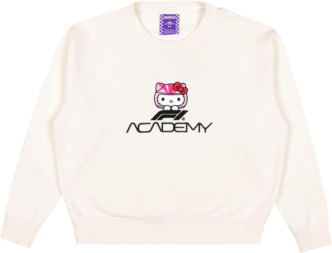 F1A x Hello Kitty Women's Applique Crew Sweatshirt