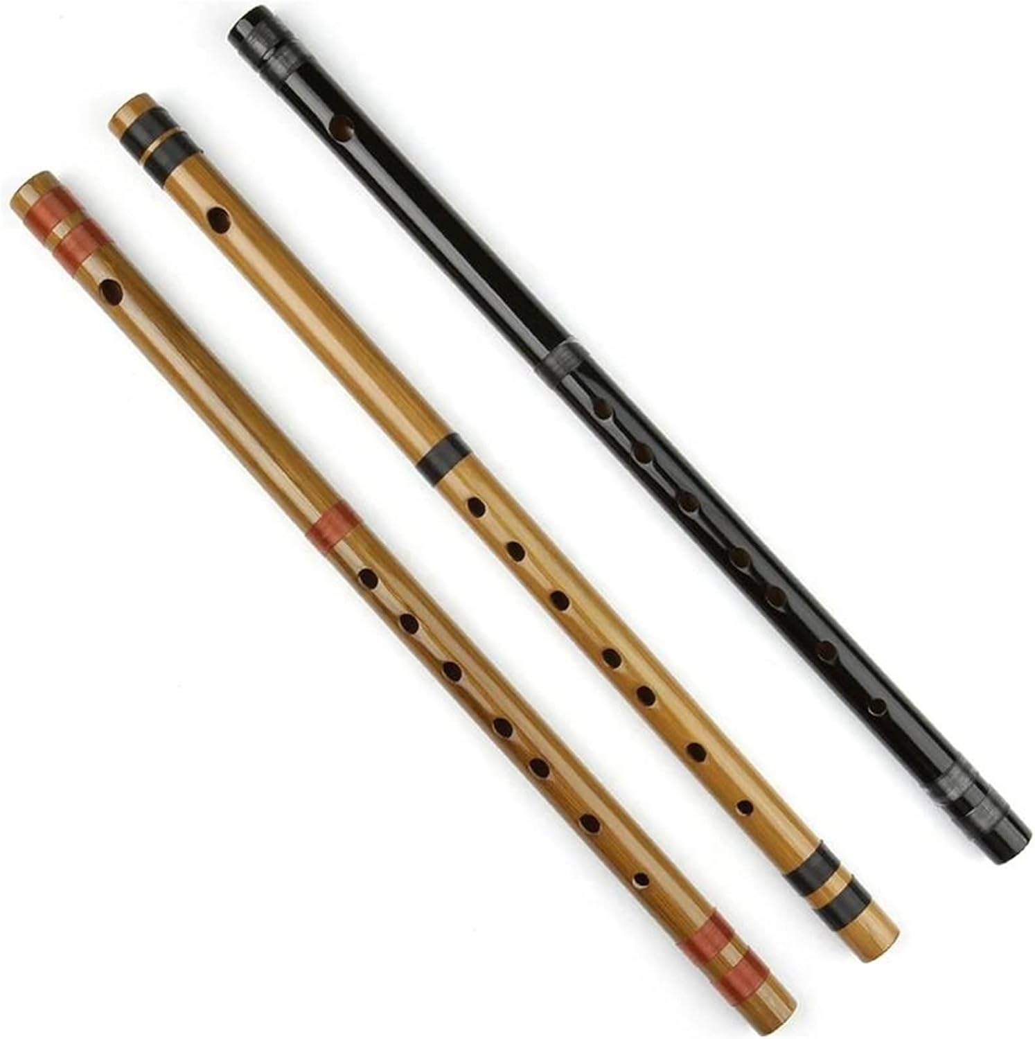 Woodwind Instruments Flute 3 Styles Of Traditional Music(Brwon 7 Hong)