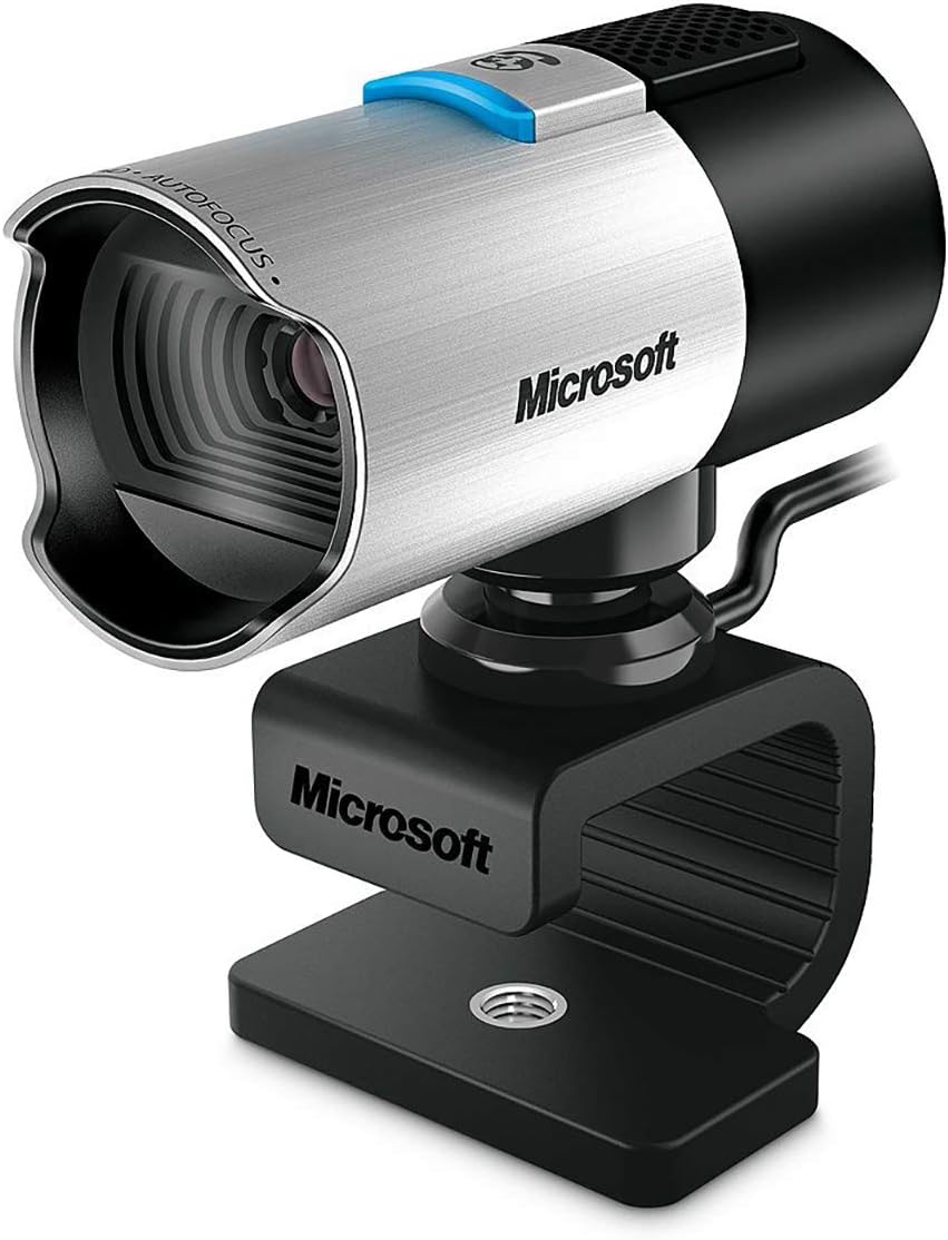 Microsoft Q2F-00013 LifeCam Studio with built-in noise cancelling Microphone, Auto-Focus, Light Correction, USB Connectivity, for Microsoft Teams/Zoom, compatible with Windows 8/10/11/Mac