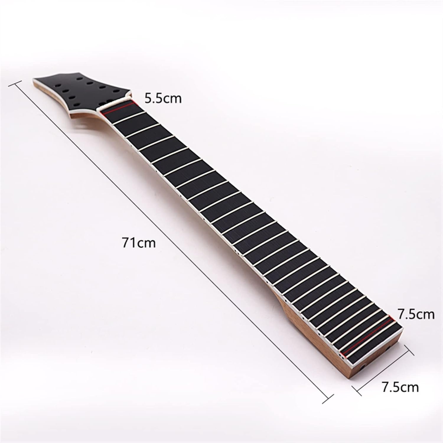 8 Strings Electric Guitar Neck 24 Frets Mahogany Wood Neck Electric Guitar Neck