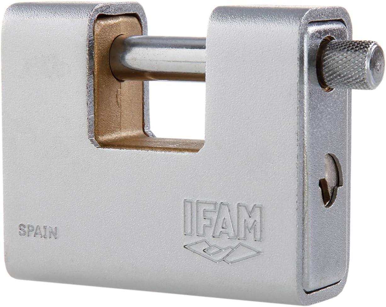 iFAM | Armoured Series Safety Padlock | Steel Cuirass | U Shape | Large Protection Level | 60mm Length | Hardened Steel