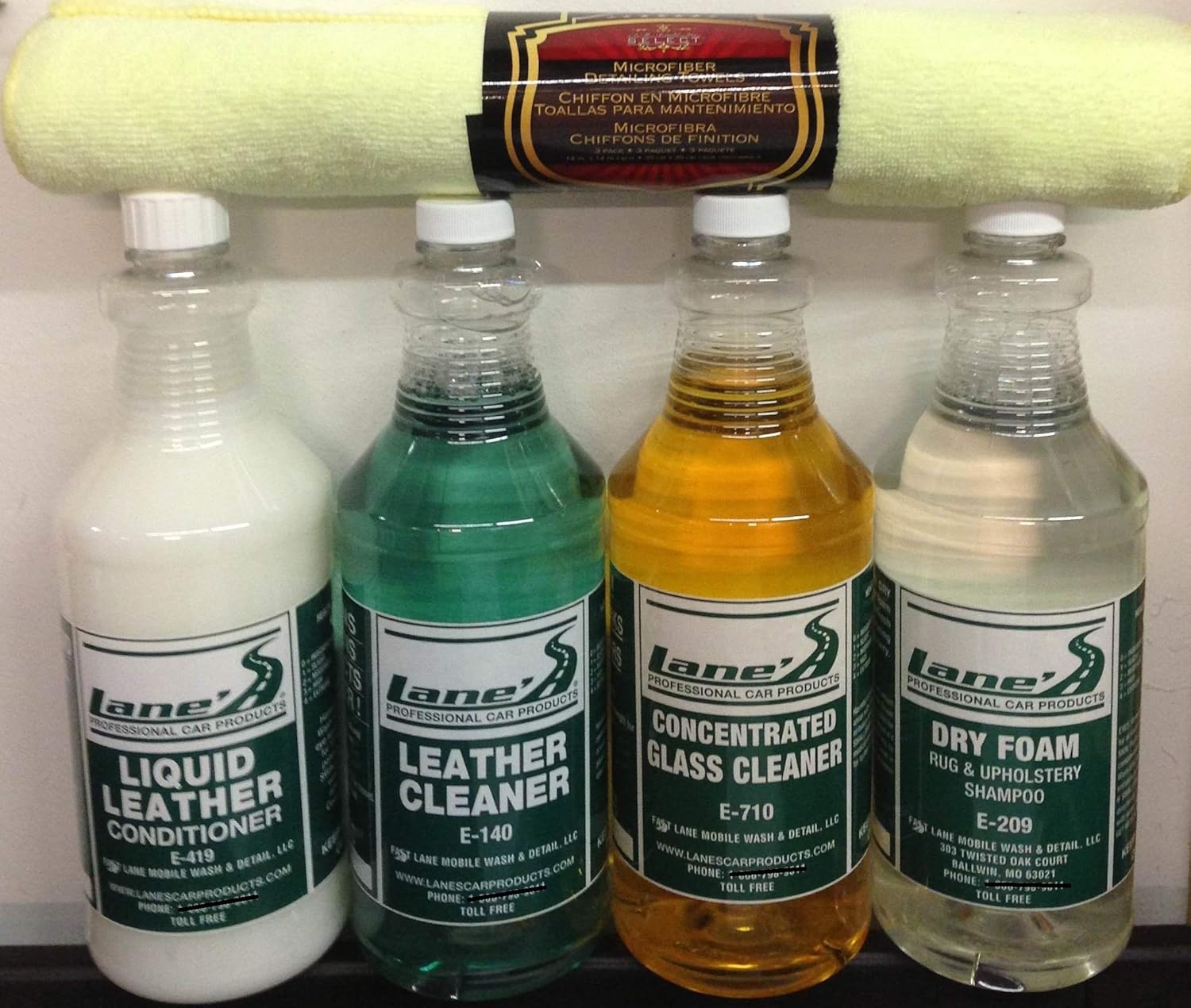 Leather Interior Professional Detailing Cleaner Kit for Cars Suvs Trucks & RVS