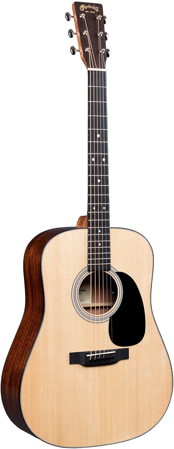 Martin Guitar Road Series D-12E Acoustic-Electric Guitar with Gig Bag, Sitka Spruce and Sapele Construction, D-14 Fret and Performing Artist Neck Shape with High-Performance Taper
