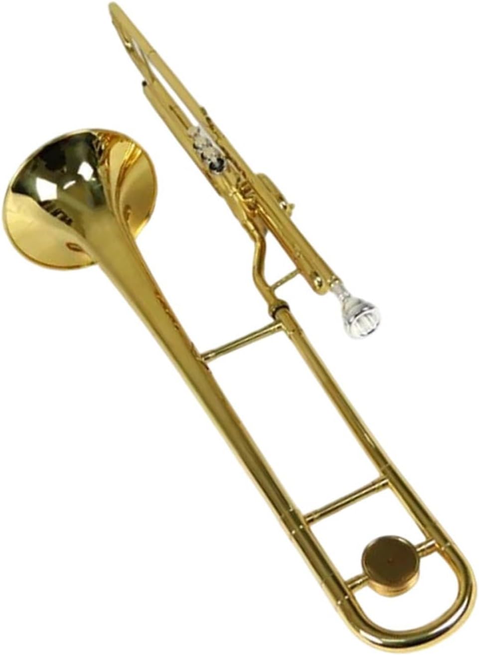 Adult Trombone Instrument Bb Piston Trombone Instrument Brass Solid Lacquer Finish With Box Mouthpiece