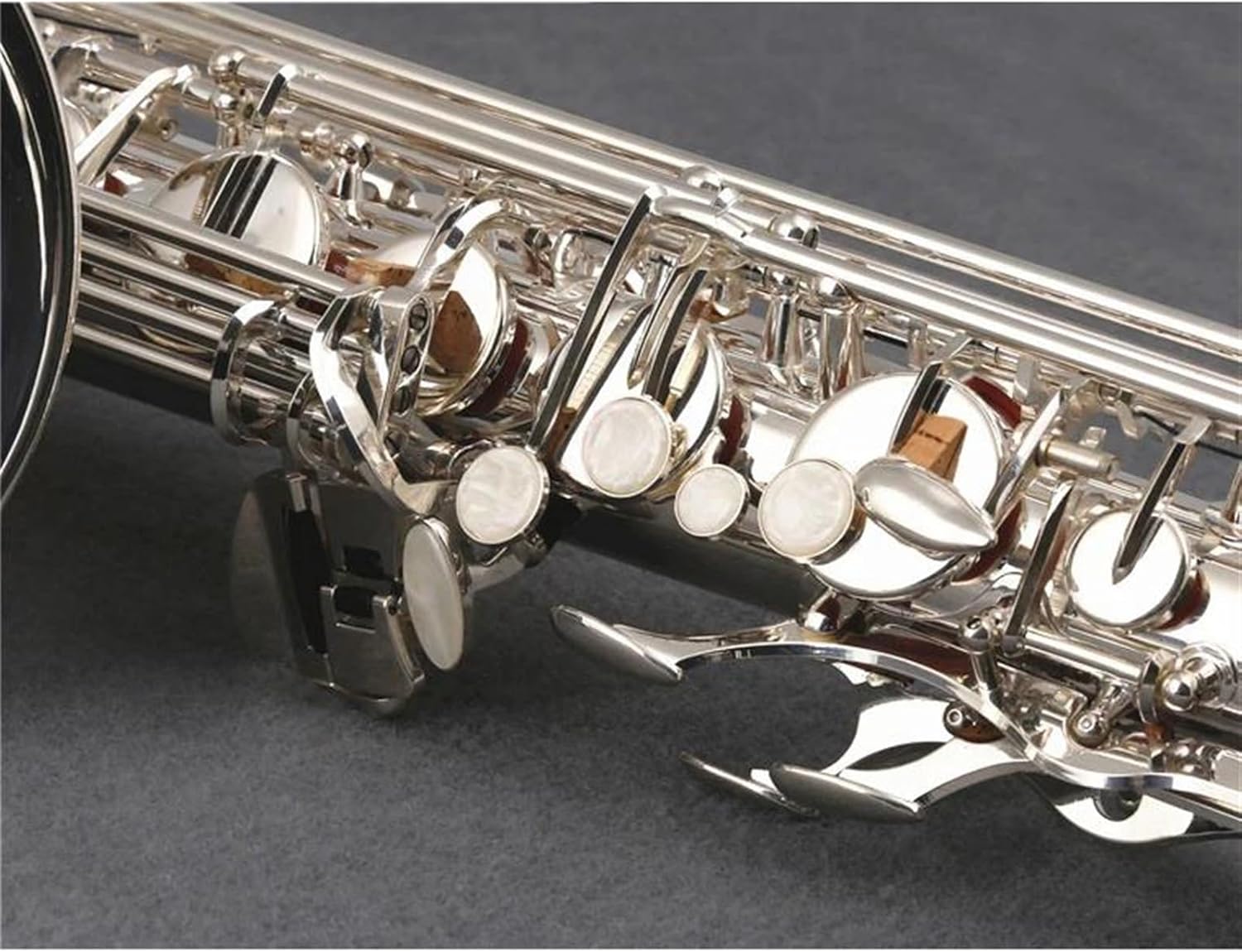 Beginner saxophone Professional Tenor Saxophone Bb Tune Exquisite Silver Plated Woodwinds Instrument With Mouthpiece Case