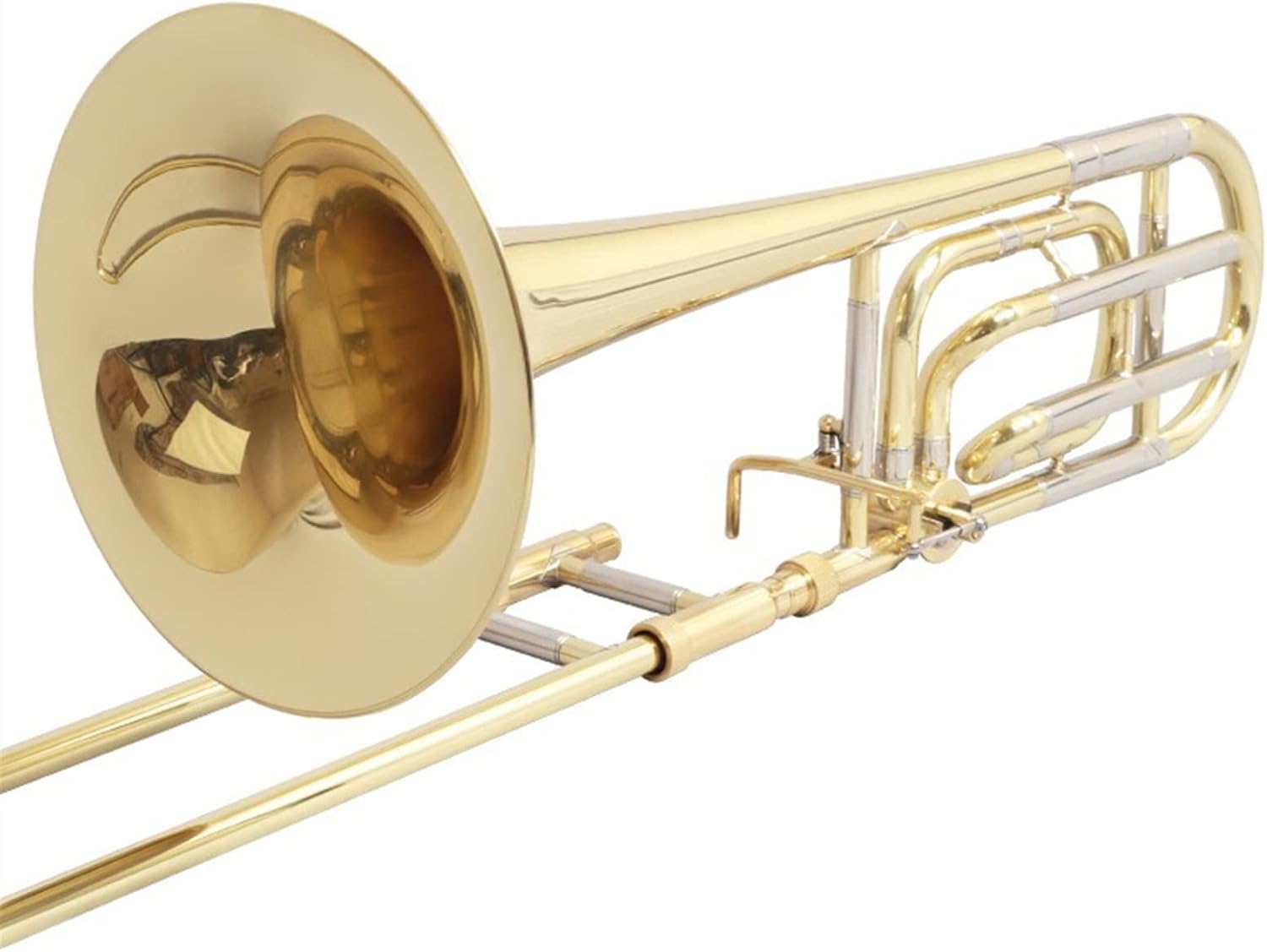 TSTS B Flat to F Tenor Trombone Trombone Suitable for Students Or Adult Beginners and Bands Beginner Trombone