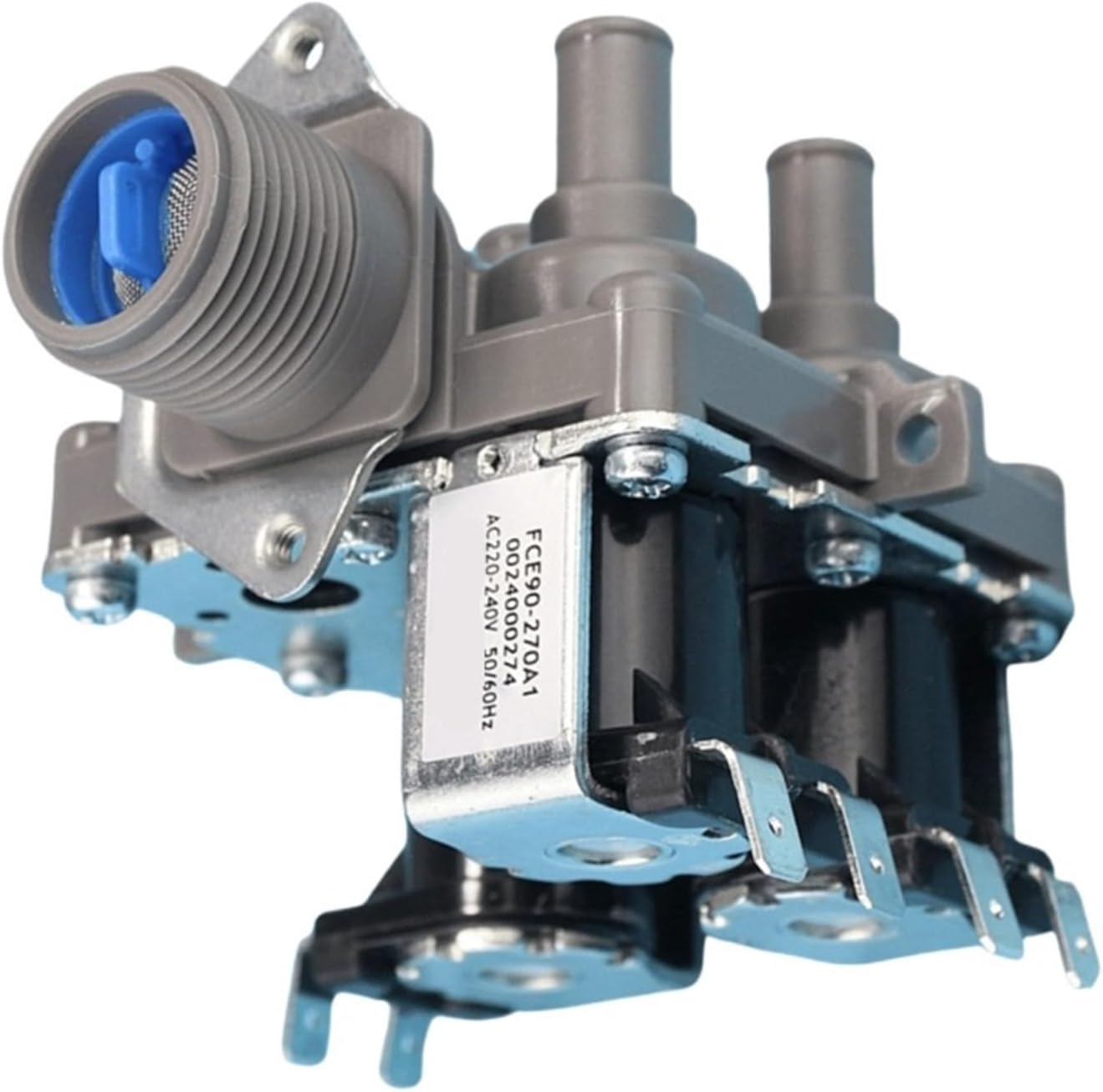 Dual Head Washer Inlet Valve，Compatible For Haier，FCF-22-B6 0024000274 G3/4 Drum Top Load
