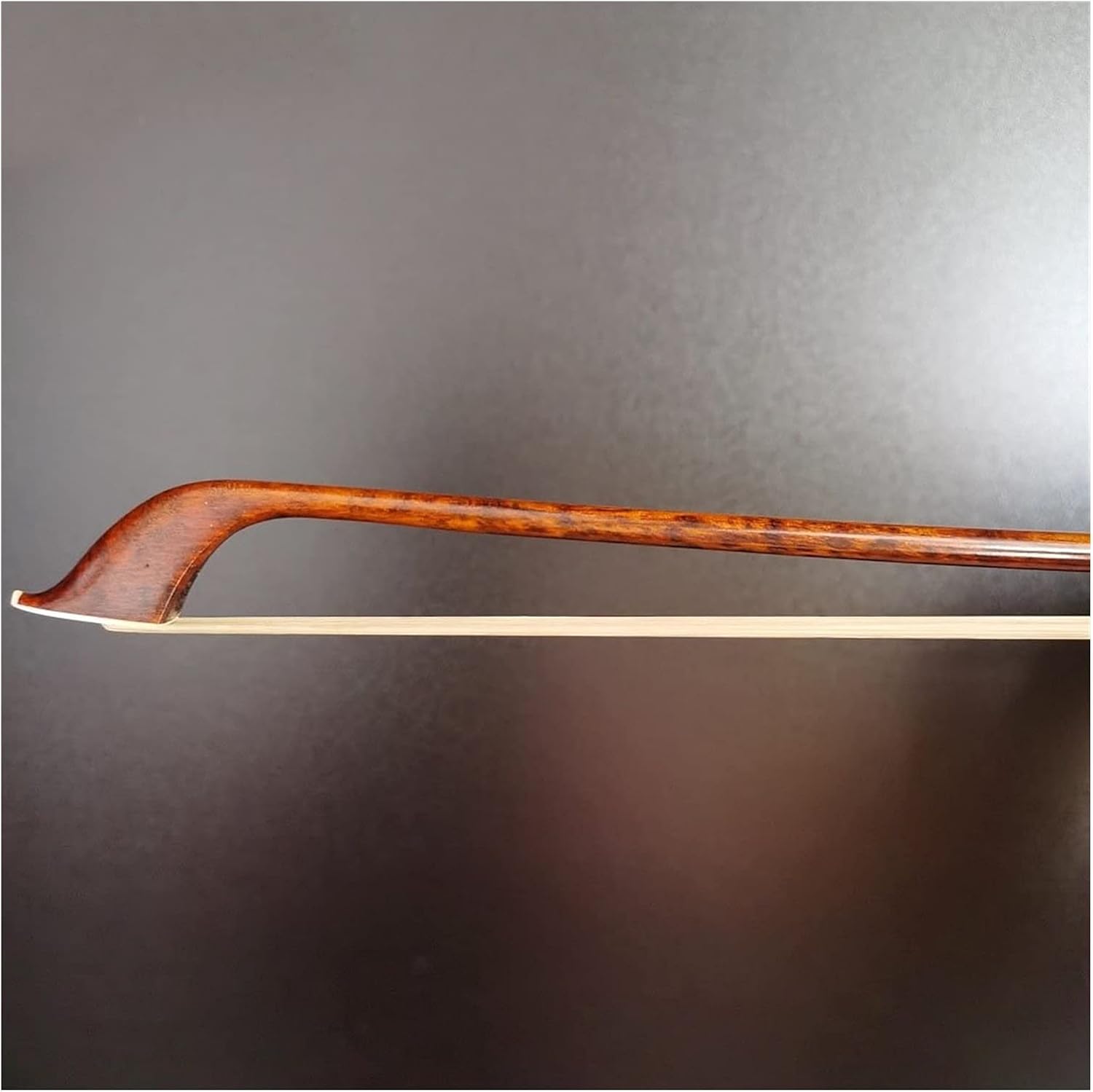 TSTS 4/4 Size Bass Bow Snakewood Stick Ebony Blank Frog Baroque Style Nickel Silver Parts Full Size Violin Bow