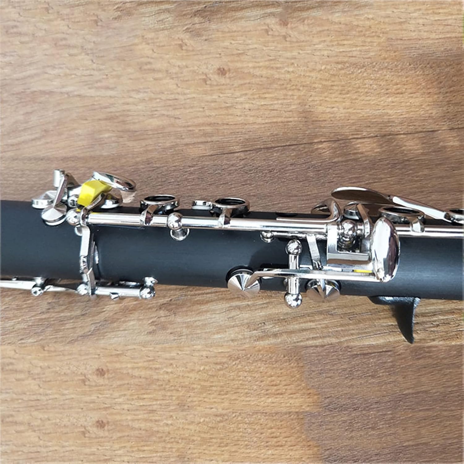 TSTS E-Flat Clarinet 11-Key Nickel Plated for Beginners E-Flat Clarinet Woodwind Clarinet for Beginner