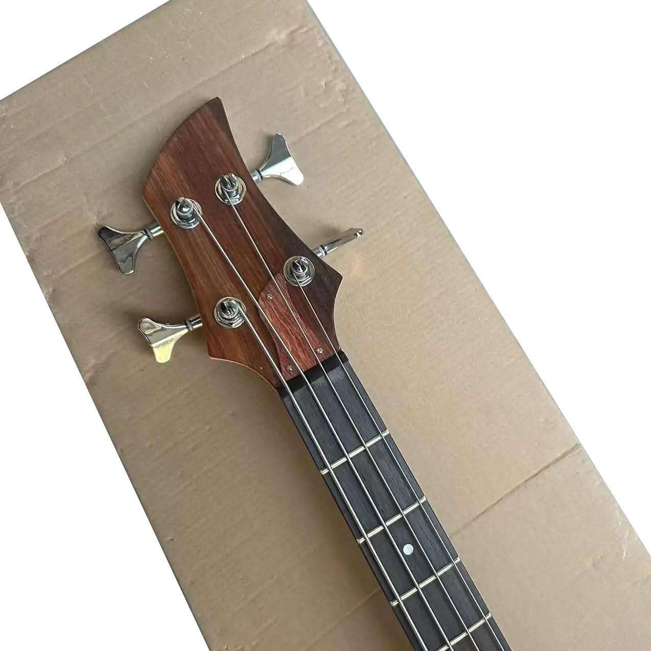 Clear Acrylic Crystal Electric Bass Guitar - 4-String - 24 Frets