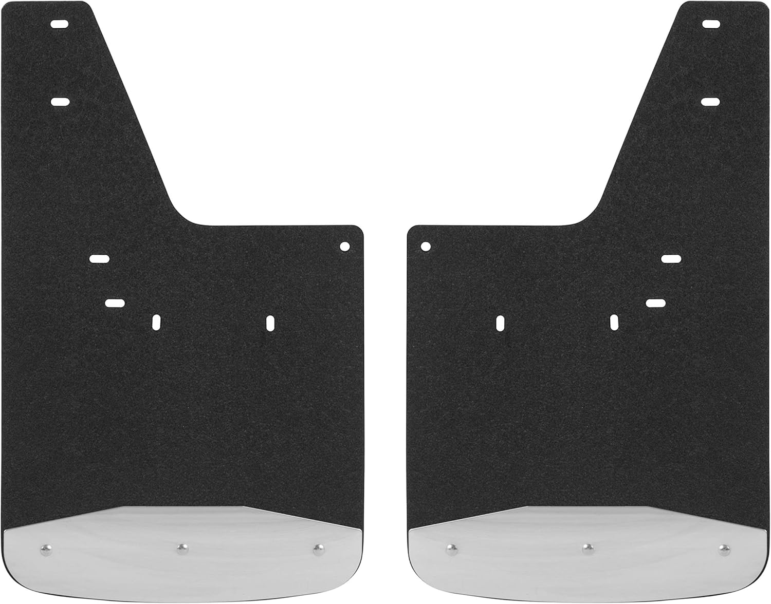 LUVERNE 250930 Front 12-Inch x 20-Inch Textured Rubber Mud Guards, Select Dodge, Ram 1500, 2500, 3500 , Black