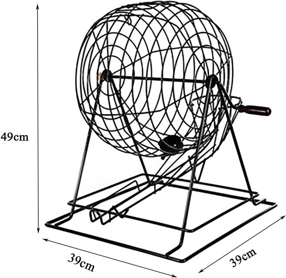 Manual Lottery Machine Bingo Game Set, for Entertainment Venues, Shopping Supermarkets and Malls