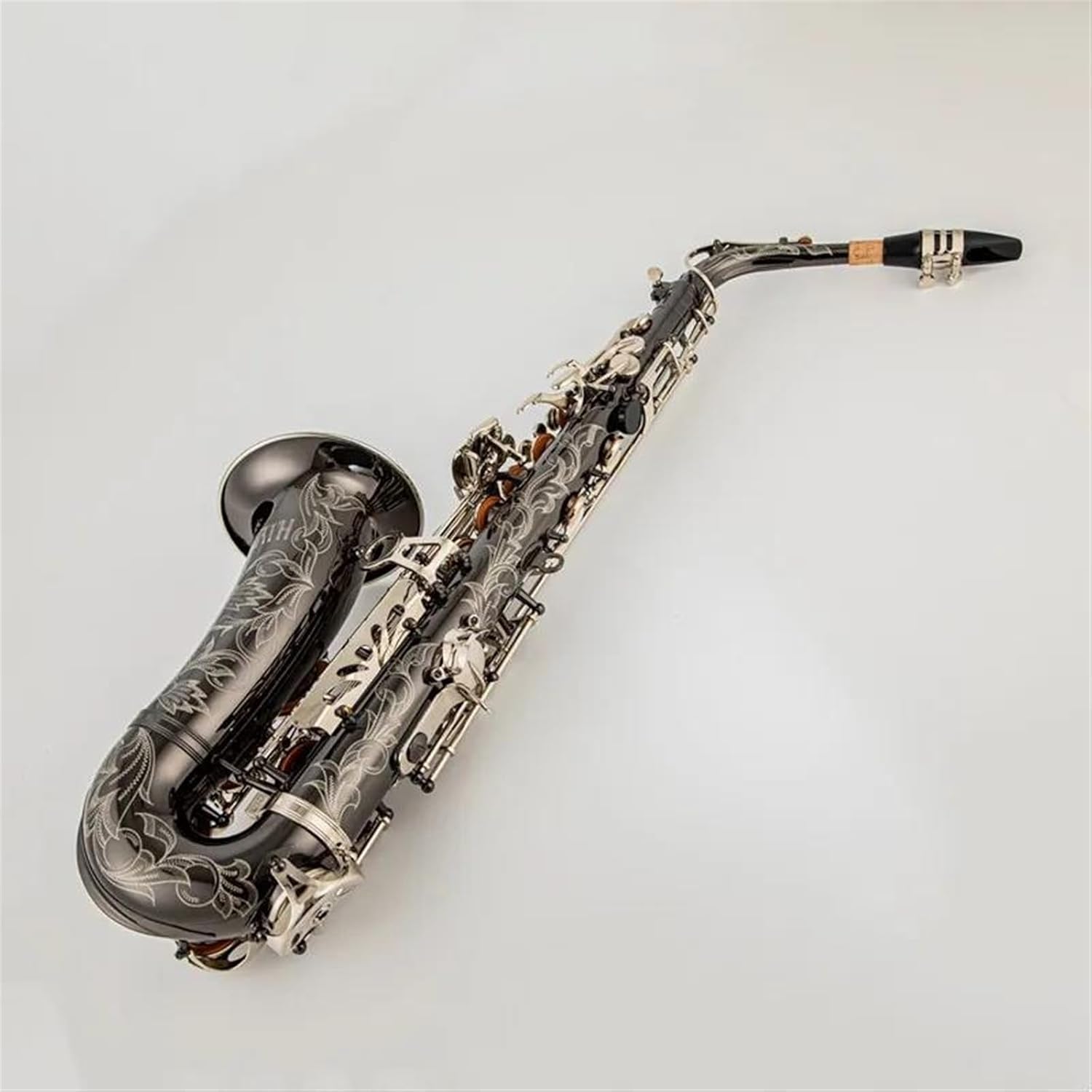 VBDEFRT Woodwind Instruments Saxophone Alto Black Nickel Silver Alloy Alto Sax Brass Musical Instrument With Case Mouthpiece