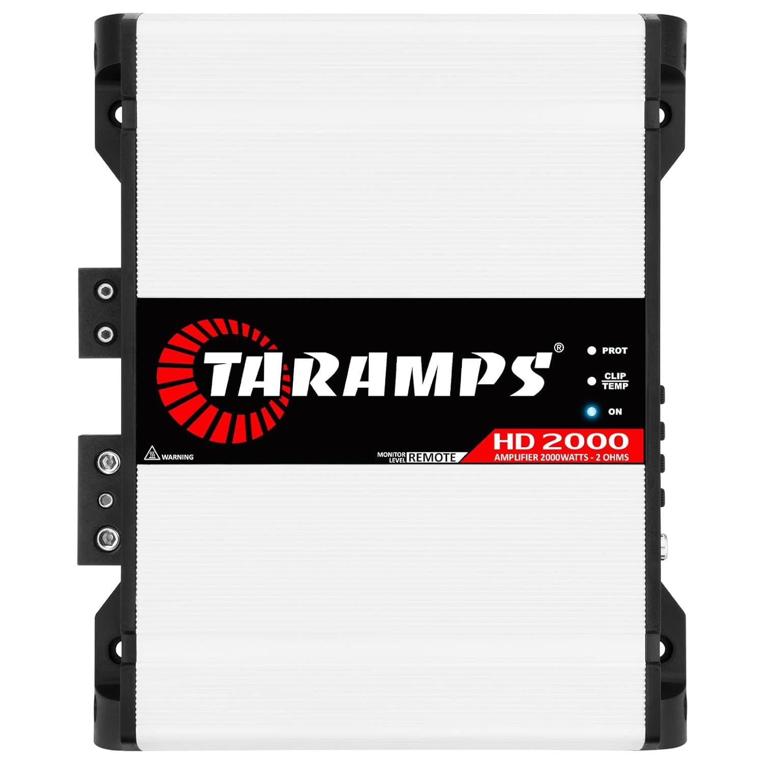 Taramps HD 2000 2 Ohms 1 Channel 2000 Watts RMS MAX Full Range Car Audio, Monoblock, LED Monitor Indicator, Class D Amplifier, Crossover, White 2k amp