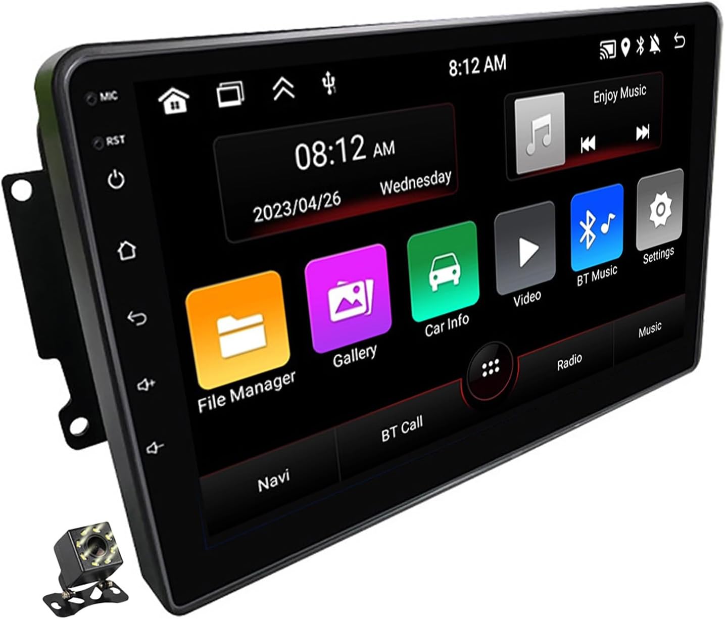 Android 12 Car Stereo Radio for Mercedes Benz C CLK G Viano Vito W203 W209 W463 W639 Support GPS Navigation Bluetooth Carplay Android Auto WiFi 4G FM SWC+Backup Camera