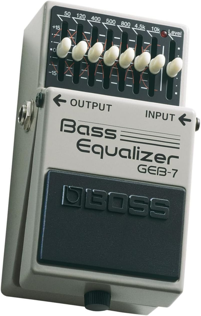 BOSS GEB-7 Seven-Band Graphic Bass Equalizer Guitar Pedal
