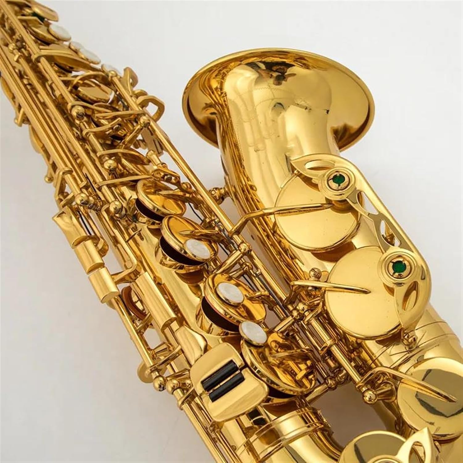 Woodwind Instruments Professional Alto E Saxophone Gold Silver Alto Saxophone With Case Mouthpiece (Color : Gold)