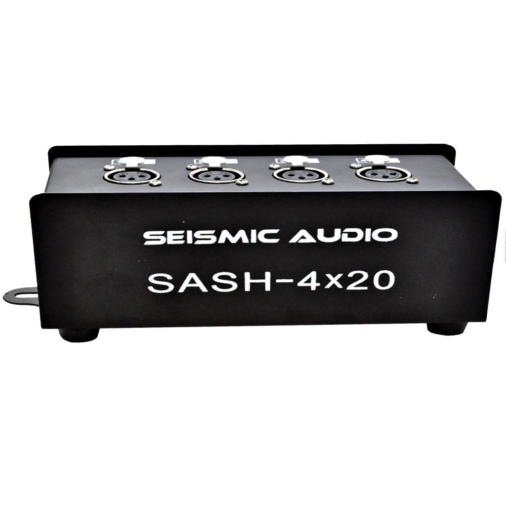 Seismic Audio - SASH-4x20 - 4 Channel XLR Send Sub Snake Cable - 20 Feet