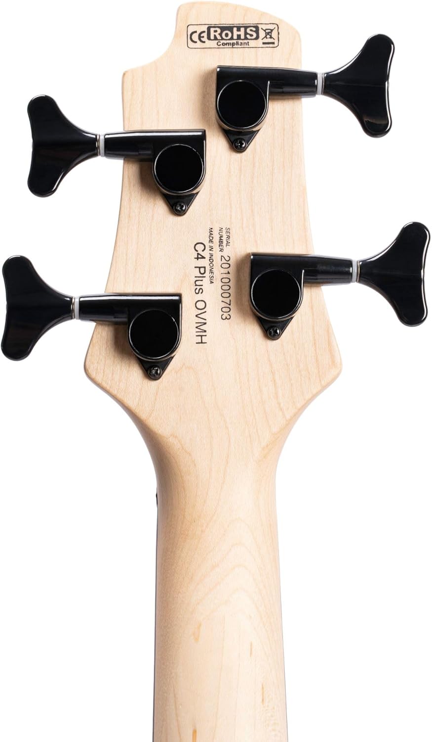 Cort C4PLUSOVMHABB Artisan Series C4 Plus OVMH Bass Guitar, Antique Brown Burst