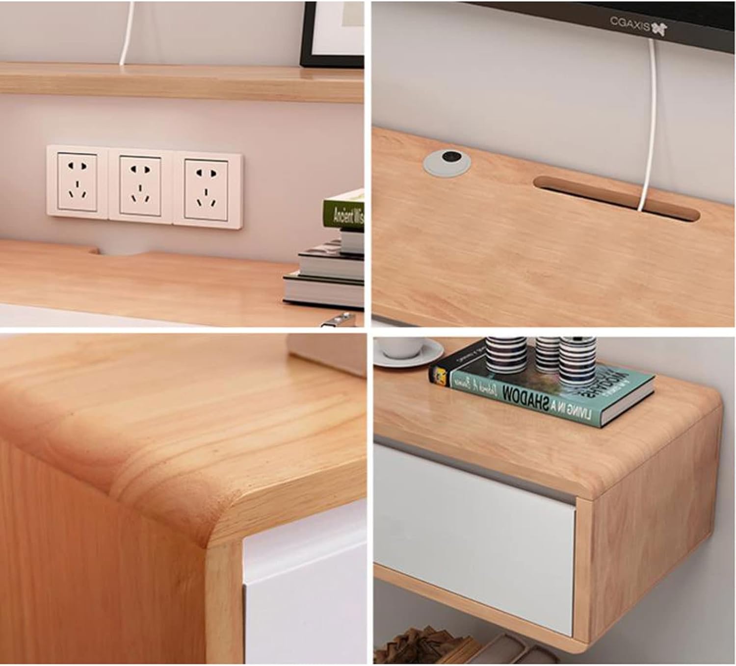 Wall Cabinet TV Shelf TV Stands Wall Mounted TV Cabinet Wall Shelf Floating Shelves TV Storage Shelf Wall Unit Decor TV Media Console TV Box Set top Box Shelf Wall Mount Corner Shelves