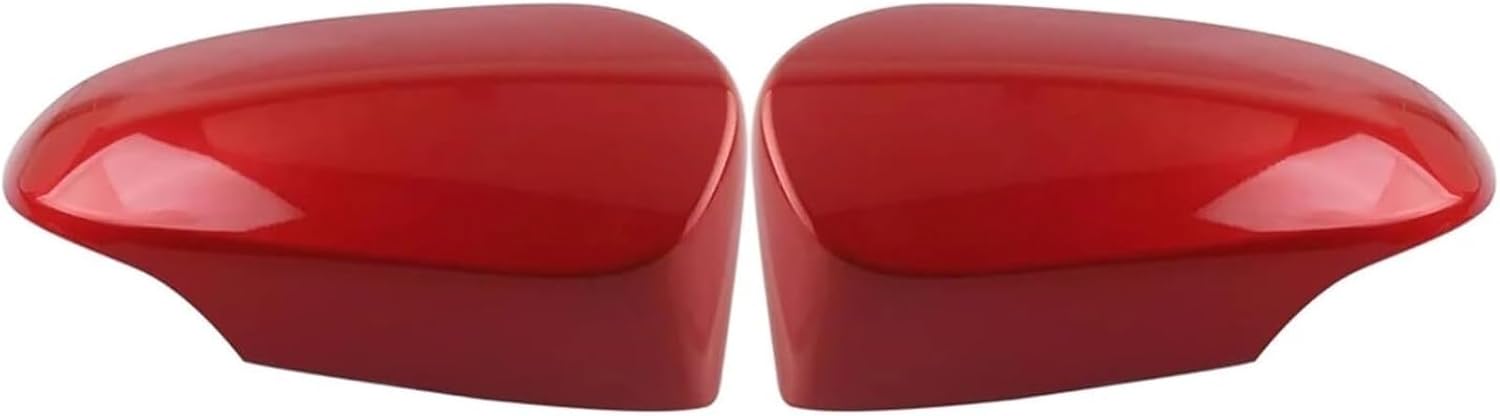1 Pair Car Left & Right Side Rearview Mirror Cap Cover Compatible For Toyota Corolla 2014 2015 2016 2017 2018 Red