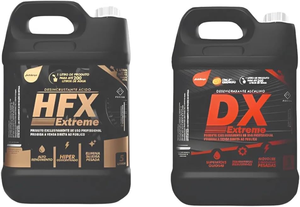Autolimpe Extreme Cleaning Kit – DX Extreme Degreaser 5L + HFX Extreme Descaler 5L
