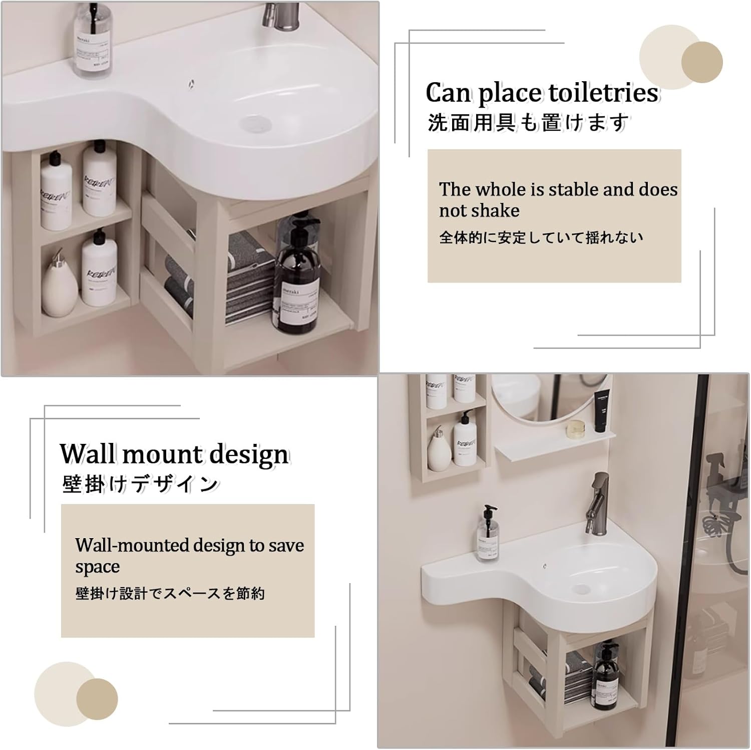 Small Wall Mount Corner Sink Wall Mount Corner Sink Floating Bathroom Sink Wall Mounted Freestanding Practical Bathroom Sink Ceramic Vessel Sink for Outdoor Indoor Restaurant Bathroom