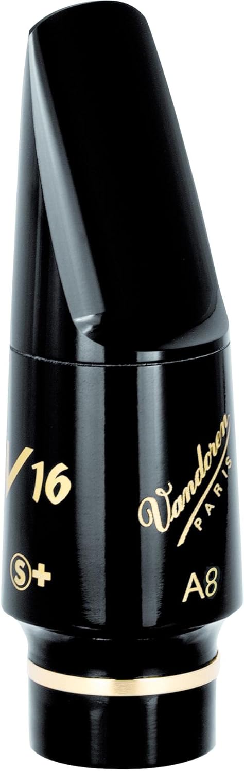 Vandoren SM814S+ V16 Series Alto Saxophone Mouthpiece, Small Chamber, A8S+
