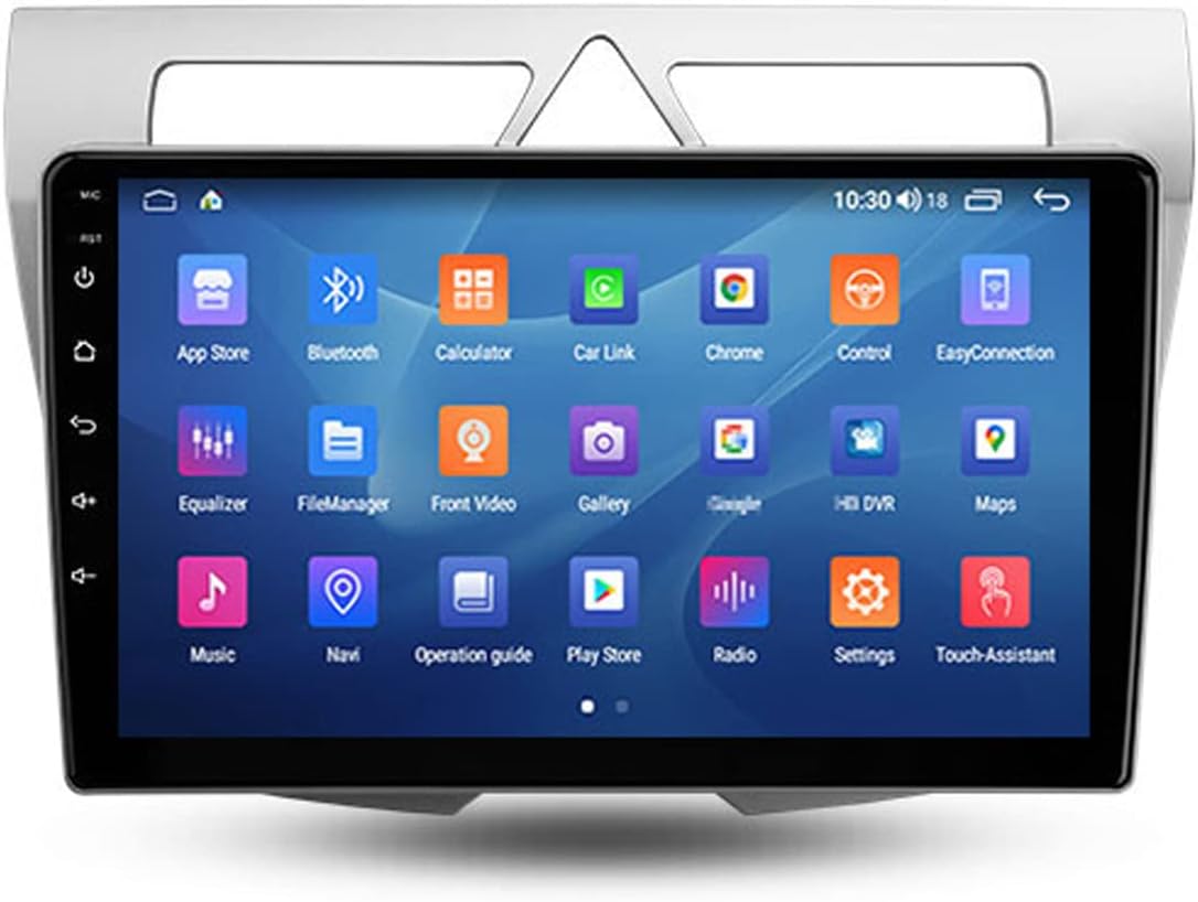 Car Stereo Double Din Car Radio Audio Receiver for Kia Morning Picanto 2007-2011 with Bluetooth 9 Inch Touch Screen Head Unit Multimedia MP5 Player Support SWC/Carplay/RDS