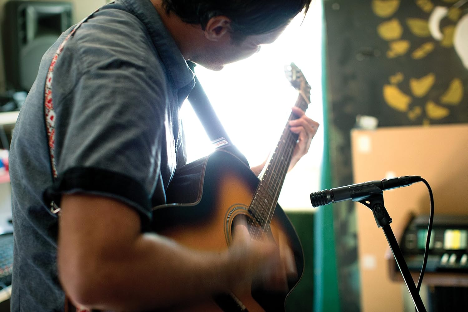 Shure PGA81 Condenser Microphone - with Cardioid Pick-up Pattern,Condenser Instrument Microphone, No Cable (PGA81-LC)