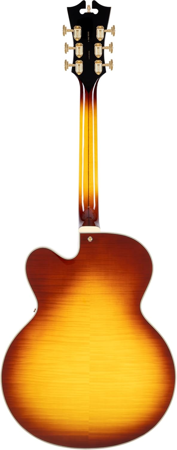 D'Angelico Excel EXL-1 Hollowbody Electric Guitar - Dark Iced Tea Burst