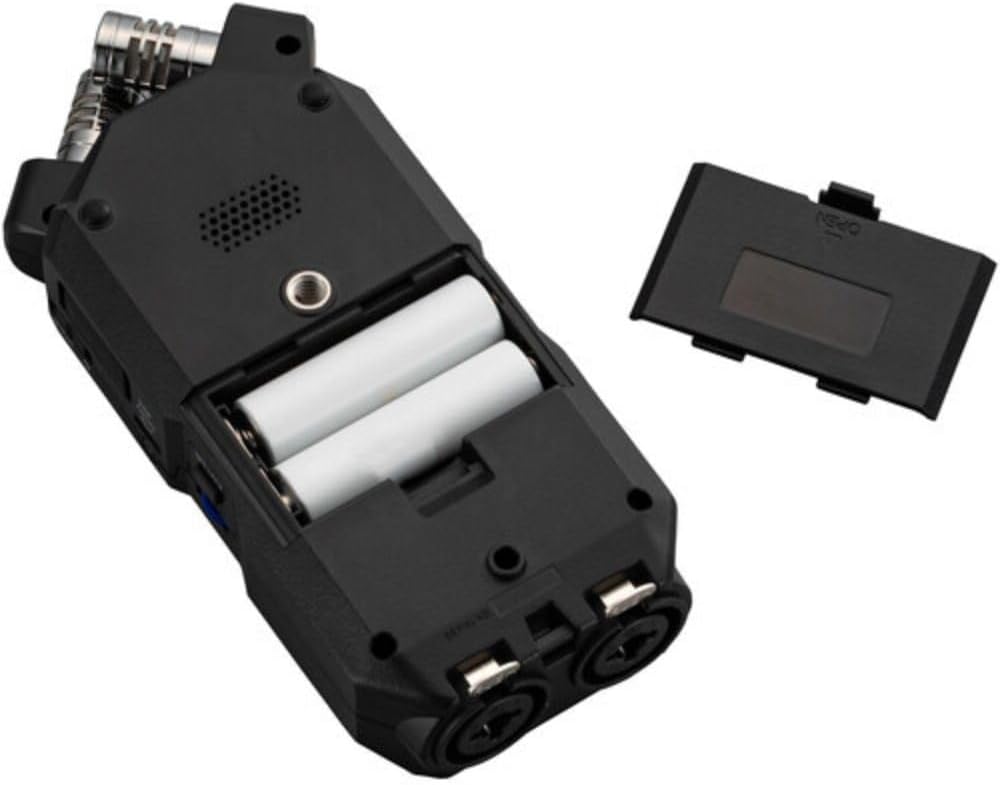 Zoom H4essential 4-Track Handy Recorder with 32-Bit Float, Accessibility, Stereo Microphones, 2 XLR/TRS Combo Inputs, USB Interface, for Musicians, Podcasters Bundle with ZDM-1 Dynamic Microphone