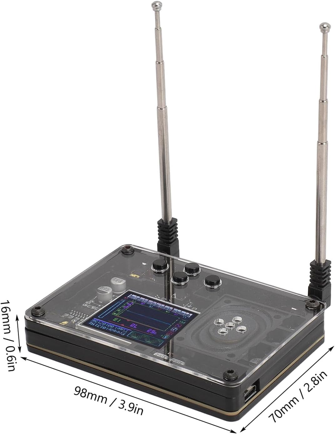 Type C Theremin Mini Theremin with Color Display and Over 70 Voices, for Beginners, Portable Electronic Instrument for Music Lovers