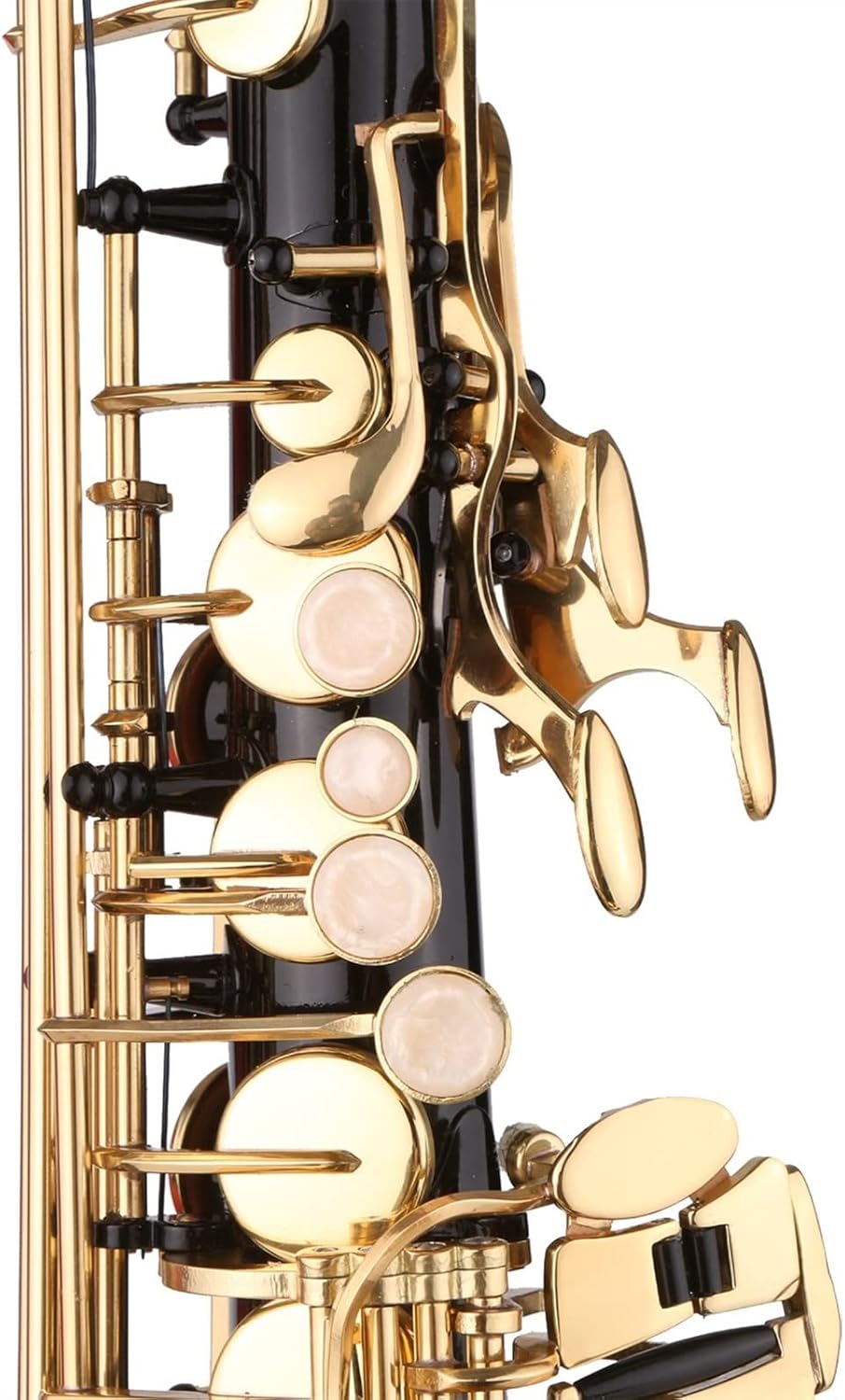 E-Flat Saxophone Brass EB Alto Sax Paint Gold Lacquer Woodwind Instruments with Case Accessories