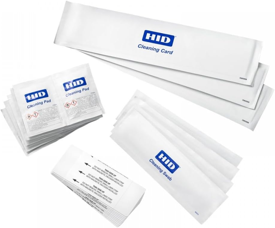 HID Fargo HDP5000 ID Card Printer Cleaning Kit | Part Code: 096200 | Performance Enhancing ID Card Printer Cleaning Kit