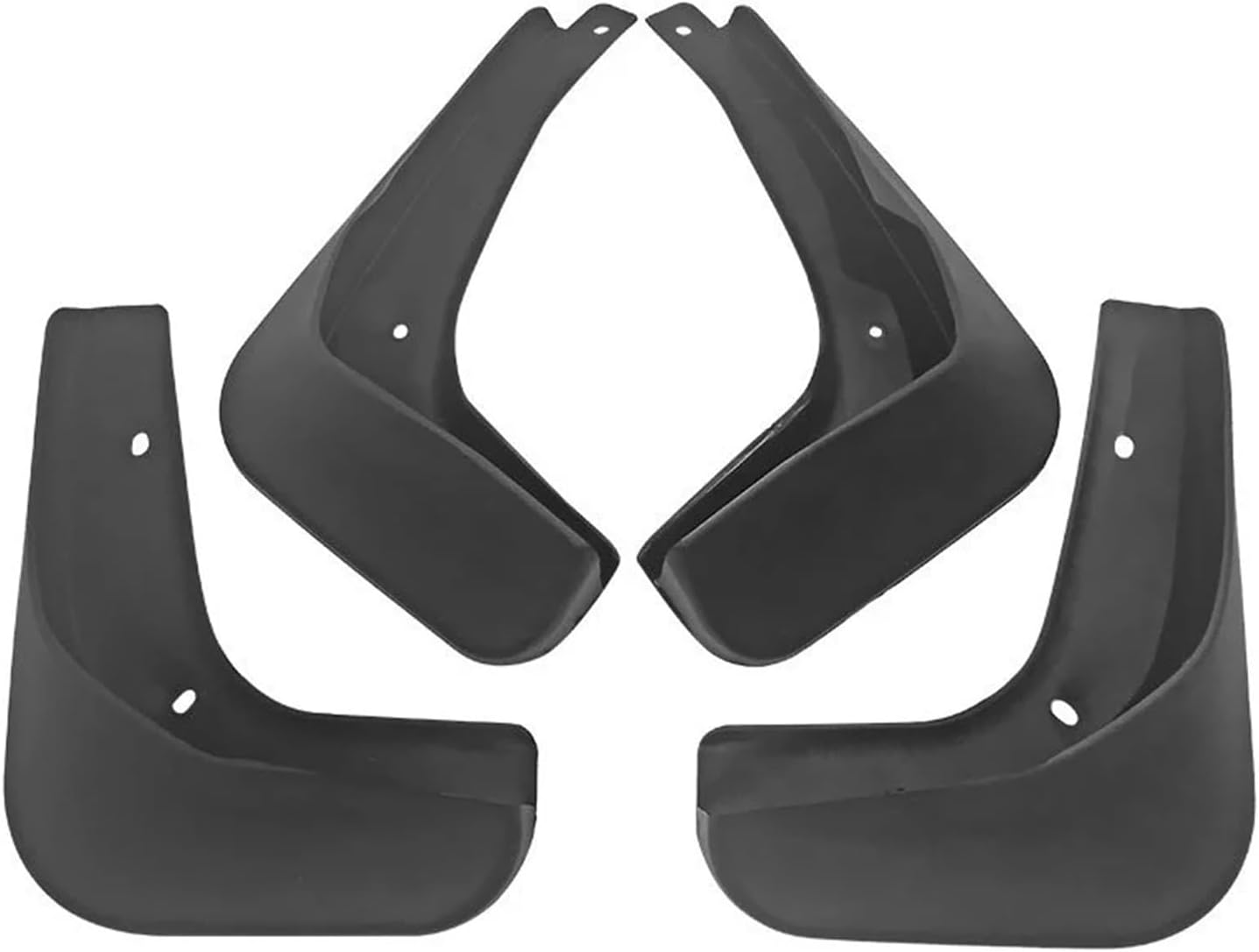 4Pcs Car Tires Mudguards PP Plastic Compatible for VW Polo 2011-2013 2012 Accessories